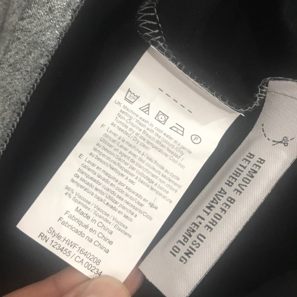 H by Halston Ruched Metallic Column Evening Dress - Picture 6 of 6